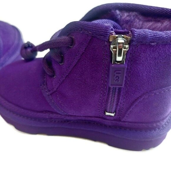 UGG Neumel II Ankle Chukka Boot Toddler Size 8 Age 3-4 Mussel Shell 1017320T - Picture 4 of 9